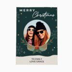 Personalised 'Merry Christmas' Photo Upload Card - Image 8
