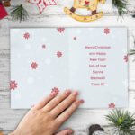 Personalised Santa Design Christmas Cards (10 Pack) - Image 2