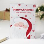Personalised Santa Design Christmas Cards (10 Pack) - Image 5