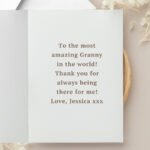 Personalised Wild Flowers Design Photo Upload Greeting Card - Image 2