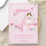 Personalised Children's Fairy Princess Design Birthday Card