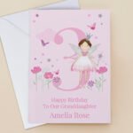 Personalised Children's Fairy Princess Design Birthday Card - Image 4