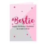 Personalised '#Bestie' Greeting Card - Image 5
