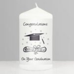 'Congratulations On Your Graduation' Pillar Candle