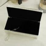 Personalised Any Message Antique Style Silver Plated Jewellery Box - Image 2