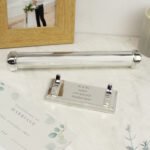 Personalised Any Message Plain Silver Plated Certificate Holder - Image 2