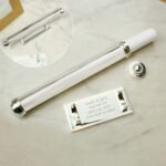 Personalised Any Message Plain Silver Plated Certificate Holder - Image 3