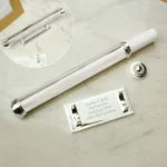 Personalised Any Message Plain Silver Plated Certificate Holder - Image 7