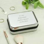 Personalised Any Message Sterling Silver Heart Necklace & Chrome Plated Gift Box - Image 4