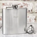 Personalised Any Message Stainless Steel Hip Flask - Image 4
