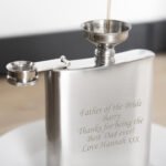 Personalised Any Message Stainless Steel Hip Flask - Image 5