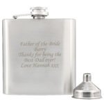 Personalised Any Message Stainless Steel Hip Flask - Image 6