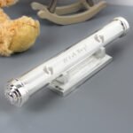Personalised 'It's A Boy!' Baby Footprints Motif Silver Plated Certificate Holder