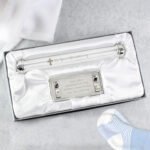 Personalised 'On Your Christening' Silver Plated Certificate Holder - Image 2