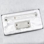 Personalised 'On Your Christening' Silver Plated Certificate Holder - Image 3