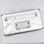Personalised 'On Your Baptism' Silver Plated Certificate Holder - Image 2
