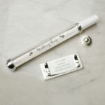 Personalised Any Message 'Wedding Day' Silver Plated Certificate Holder