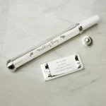 Personalised Any Message 'Wedding Day' Silver Plated Certificate Holder