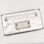 Personalised Any Message 'Wedding Day' Silver Plated Certificate Holder - Image 2