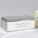 Personalised Any Message Mirrored Glass Jewellery Box - Image 3
