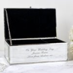 Personalised Any Message Mirrored Glass Jewellery Box - Image 4