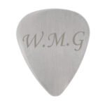 Personalised Initials Silver Stainless Steel Plectrum - Image 3