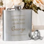 Personalised Any Message Classic Design Stainless Steel Hip Flask - Image 7