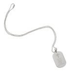 Personalised Cross Motif Stainless Steel Dog Tag Necklace - Image 5