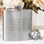 Personalised Any Message Stainless Steel Hip Flask - Image 3