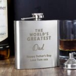 Personalised 'The World's Greatest' Stainless Steel Hip Flask - Image 3