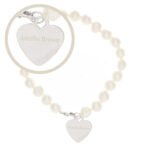 Personalised Name Only White Freshwater Pearl Bracelet - Image 4