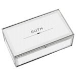 Personalised Any Name Classic Mirrored Glass Jewellery Box - Image 6