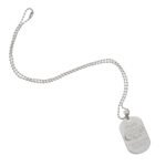 Personalised 'I Love You To The Moon & Back' Stainless Steel Dog Tag Necklace - Image 5