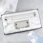 Personalised 'On Your Christening' Silver Plated Certificate Holder - Image 2