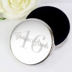 Personalised Birthday Big Age Round Silver Nickel Plated Trinket Box - Image 3