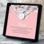 Personalised 'Mum' Sentiment Silver Tone Necklace & Gift Box - Image 2