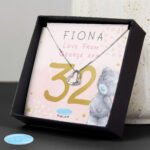 Personalised Me to You Sparkle & Shine Birthday Sentiment Silver Tone Necklace & Gift Box - Image 2