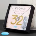 Personalised Me to You Sparkle & Shine Birthday Sentiment Silver Tone Necklace & Gift Box - Image 3