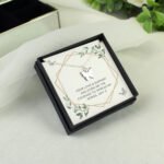 Personalised Botanical Design Sentiment Silver Plated Butterfly Necklace & Gift Box - Image 3