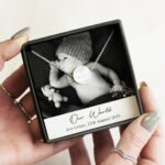 Personalised Silver Finish Disc Necklace & Photo Upload Gift Box - Image 5