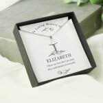 Personalised 'In Loving Memory' Sentiment Silver Finish Cross Necklace & Gift Box - Image 6
