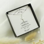 Personalised 'In Loving Memory' Sentiment Silver Finish Cross Necklace & Gift Box - Image 4