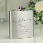 Personalised Any Message Stainless Steel Hip Flask
