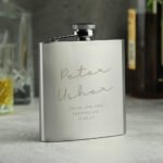 Personalised Any Message Stainless Steel Hip Flask - Image 7