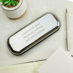Personalised Any Message Chrome Plated Pen & Gift Box Set - Image 4