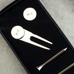 Personalised Initials Silver Plated Golf Set - Image 2