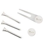 Personalised Initials Silver Plated Golf Set - Image 5