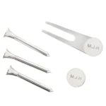Personalised Initials Silver Plated Golf Set - Image 5