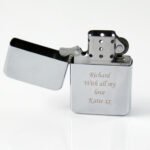 Personalised Any Message Engraved Chrome Plated Lighter - Image 4