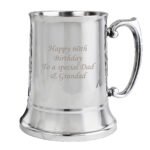 Personalised Any Message Stainless Steel Tankard - Image 3